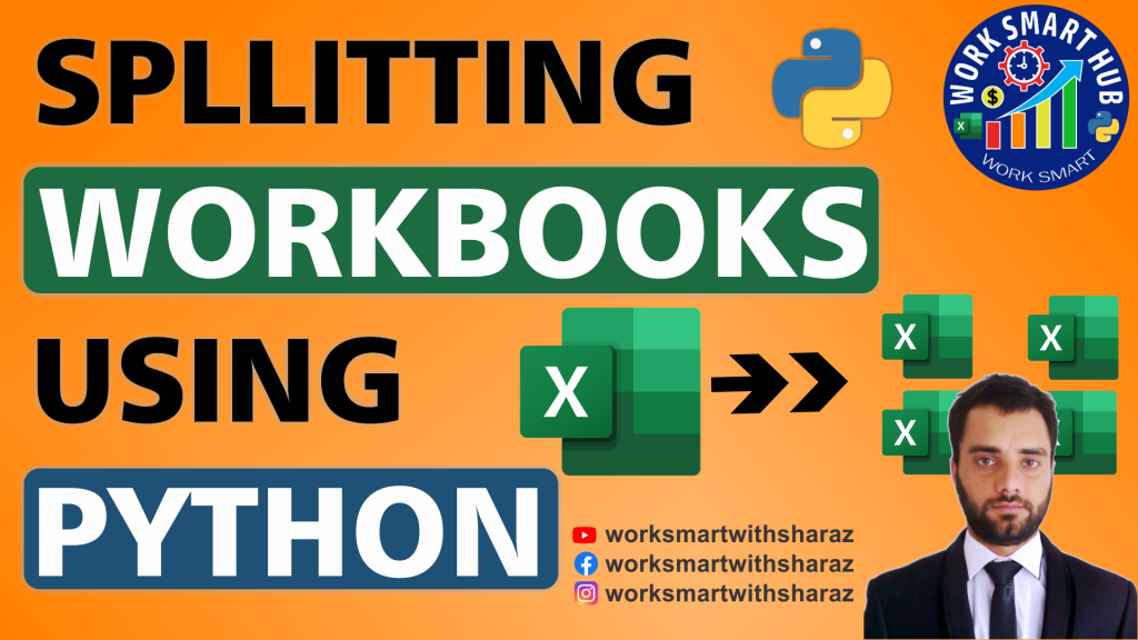 Split Excel file into multiple files using Python